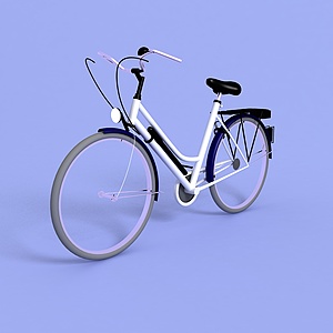 现代自行车3d模型