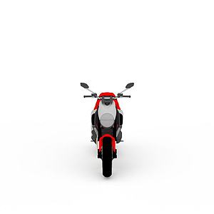 时尚摩托车3d模型