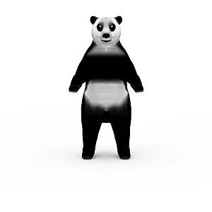 大熊猫3d模型