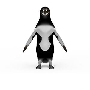 企鹅3d模型