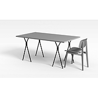 简约桌椅组合3D模型3d模型