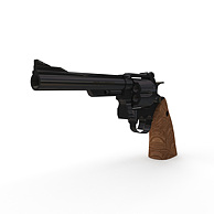 左轮手枪3D模型3d模型