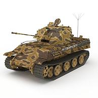 迷彩M2轻型坦克3D模型3d模型