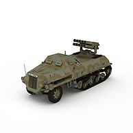 导弹装甲车3D模型3d模型