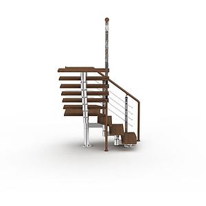 阁楼楼梯3d模型