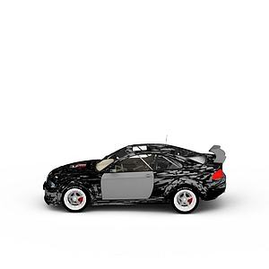 迷彩赛车3d模型