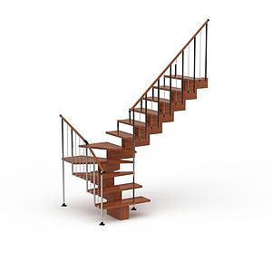 别墅楼梯3d模型