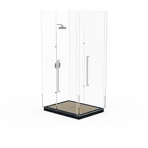 卫生间淋浴房3d模型