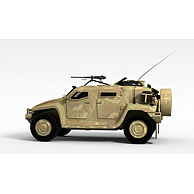 军事作战车3D模型3d模型