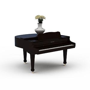 典雅钢琴3d模型