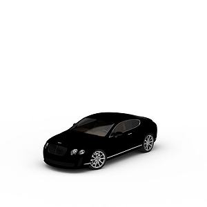 微型轿车3d模型