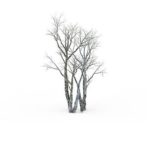 游戏场景树3d模型