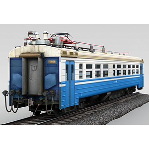 载人火车3d模型