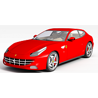 法拉利家庭轿车3D模型3d模型