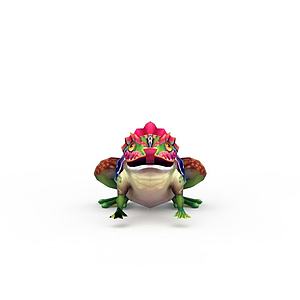 网游青蛙怪兽3d模型