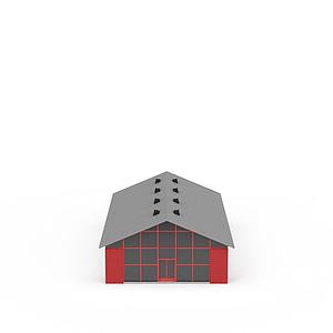平房建筑3d模型