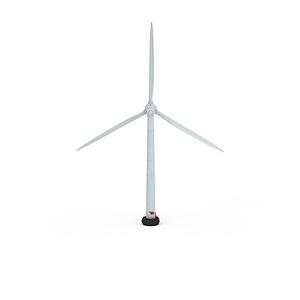 风力发电设备3d模型