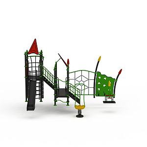 儿童攀爬组合3d模型