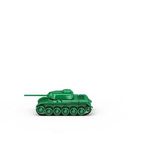 坦克玩具3d模型