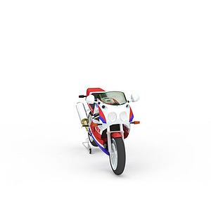 炫酷摩托赛车3d模型