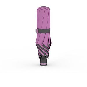 粉色折伞3d模型