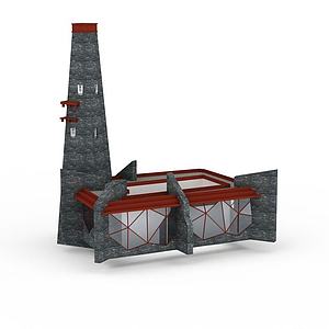 塔楼3d模型