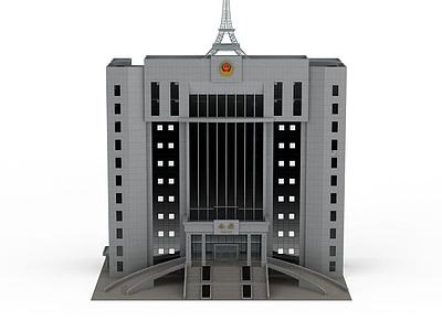 政府行政大楼3d模型