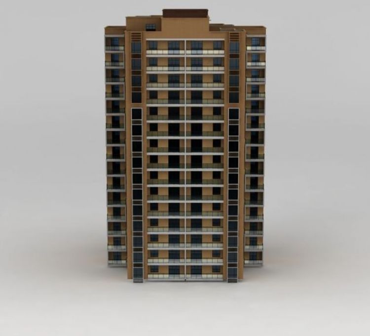 高层居民楼模型
