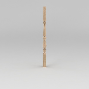 现代餐桌木腿3d模型