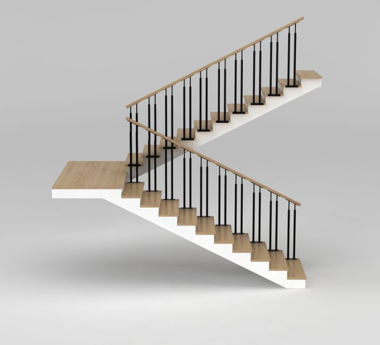 复式楼梯3d模型
