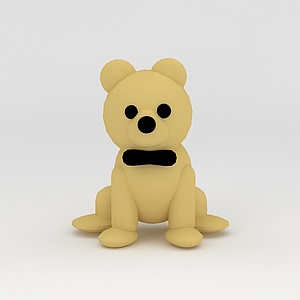 玩偶儿童玩具小狗3d模型