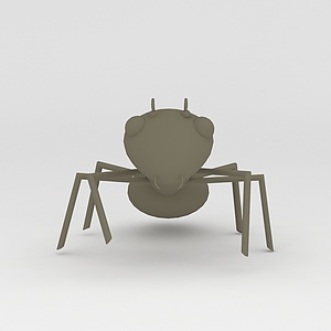玩偶儿童玩具蚂蚁3d模型