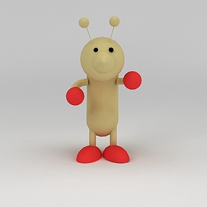 儿童玩具玩偶蚂蚁3d模型