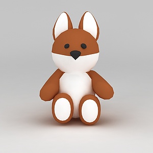 儿童玩具玩偶小熊3d模型