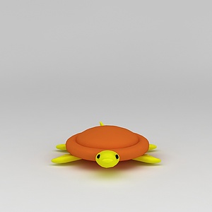 儿童玩具玩偶乌龟3d模型