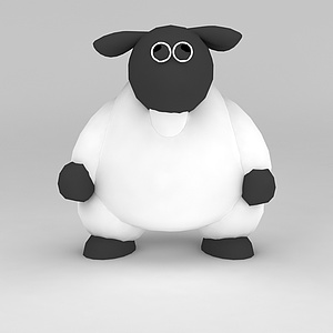 儿童玩具玩偶小羊3d模型