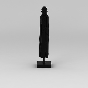 石佛雕像3d模型
