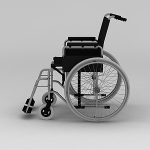 医用轮椅3d模型