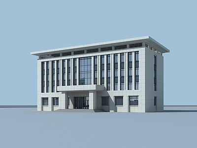 法院办公楼3d模型3d模型