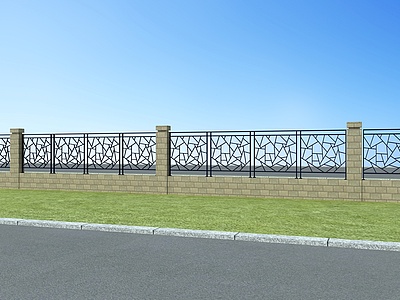 庭院围栏3d模型3d模型