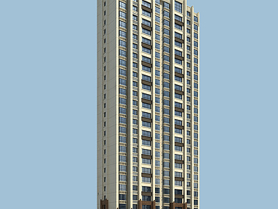 3A住宅楼3d模型3d模型