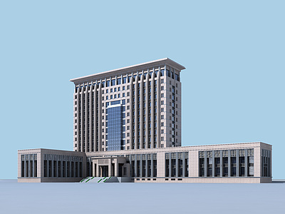 政府办公大楼3d模型3d模型