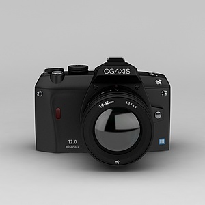 单反相机3d模型