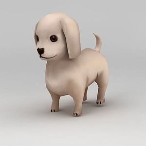 Q版小狗3d模型