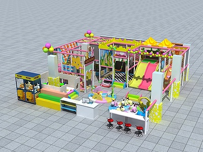 儿童游乐园3d模型3d模型