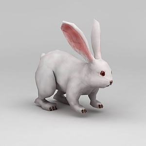 小白兔3d模型