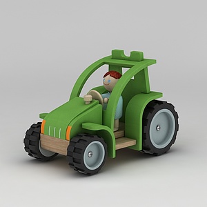 儿童玩具车3d模型