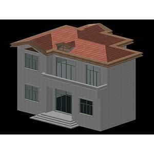 简易别墅3d模型