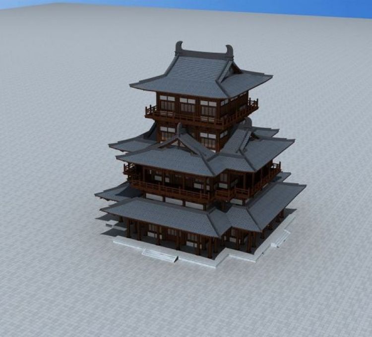 3d中国古代建筑模型_中国古代建筑3d模型下载_3d中国古代建筑模型免费