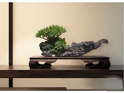 中式木雕摆件3d模型3d模型